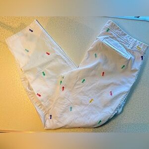 Talbots | Relaxed Chinos Pineapple Print. Size: 14